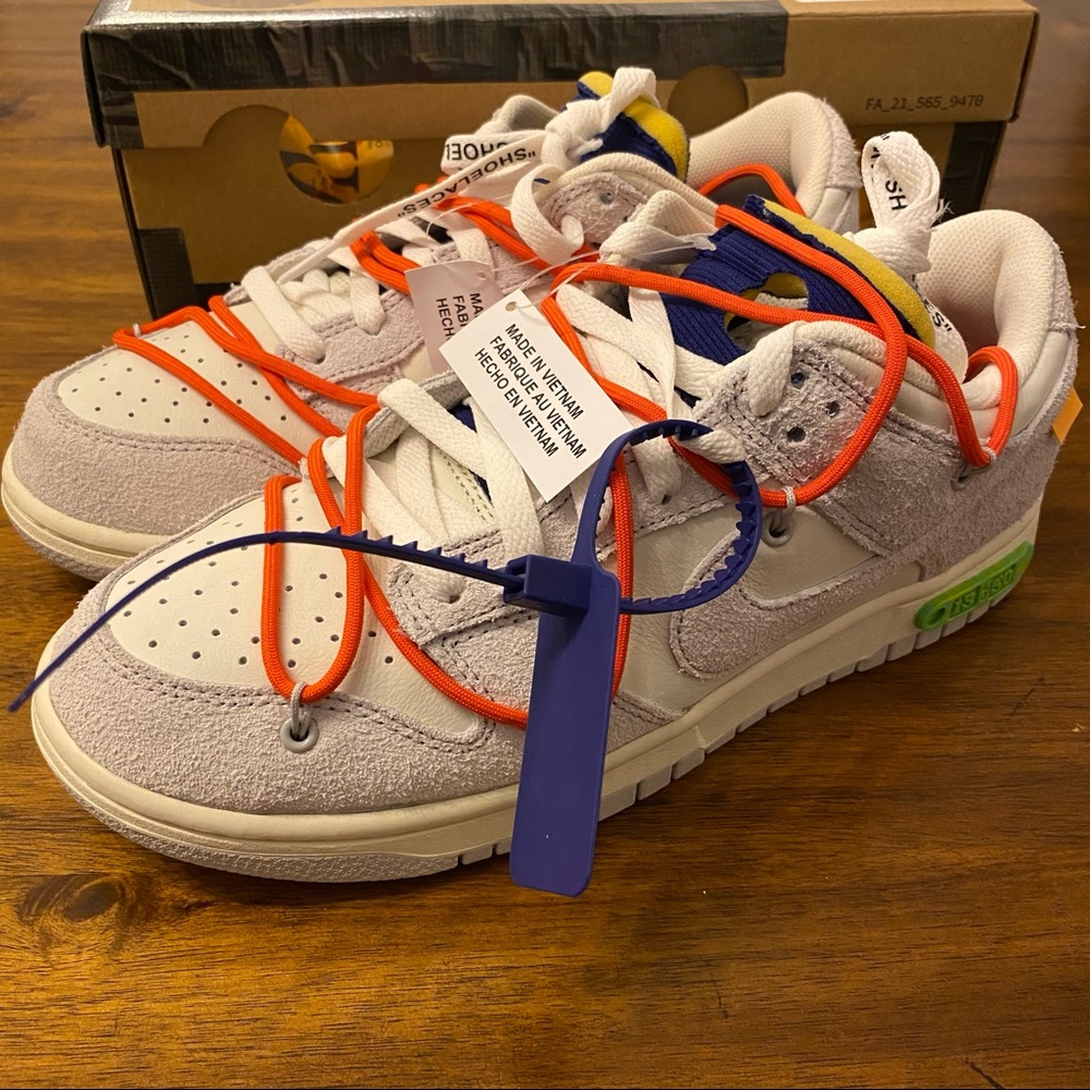 ❌SOLD❌Nike Dunk Low Off-White Dear Summer Men’s - Picture 3 of 11